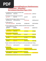 2 ESIC Pharmacist (Employees State Insurance Corporation-Allopathic)