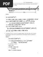 Solution: Hydraulics II CH - 1 Illustrative Problems