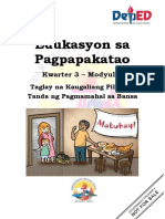 Finale - EsP5Q3 - M1.3.Taglay Na Kaugaliang Pilipino, Tanda NG Pagmamahal Sa Bansa - Mary Jane Olivares