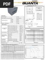 Amaron Quanta - Q 42 Ah Technical Data Sheet - 12.05.2014