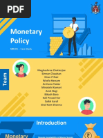 Monetary Policy: MB201 - Case Study