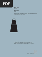 Bang Olufsen BeoLab BL9 Service Manual