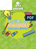 Cartilha de Atividades Educacao Especial