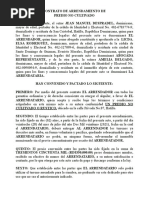 Contrato de Arrendamiento