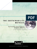 IChemE Metrics Sustainability