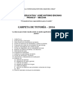 Plan de Tutoria Institucional