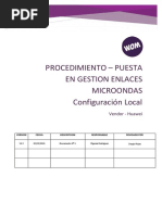 Manual Puesta en Gestion Enlaces Huawei Local V1.0