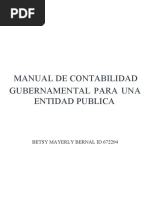 Manual de Contabilidad Gubernamental Primera Parte