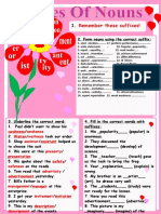 Suffixes of Nouns