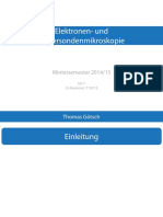 Elektronen Und Rastersondenmikroskopie