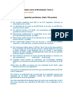 Tarea 2 de Física General. (Julio 2021)