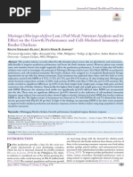 Moringa (Moringa Oleifera Lam.) Pod Meal: Nutrient Analysis and Its Effect On The Growth Performance and Cell-Mediated Immunity of Broiler Chickens