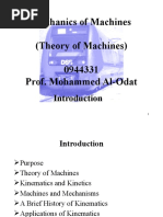 Theory of Machines-Lecture 1