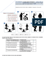 Match The Type of Discrimination With The Correct Image. Follow The Example