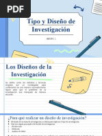 Tipo y Diseño de Investigación