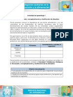 Evidencia 1 Conceptualizacion y Clasificacion de Alimentos