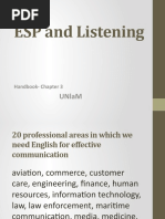 Listening and ESP