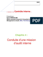 HEC. Conduite D'une Mission D'audit Interne