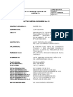 R GJP01 6 Acta de Recibo Parcial de Contratos