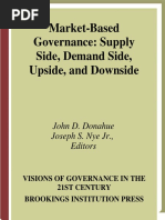 (Trading) Market-Based Governance Supply Side, Demand Side, Upside, and Downside by John D. Donahue, Joseph S. Nye