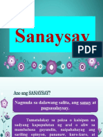 SANAYSAY-Mga Gawain