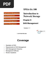 SNIA-SA 100 Chapter 6 SAN Management (Version 1.1)