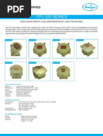 FPJ 320 Series: Explosion Proof Cum Weatherproof Junction Boxes