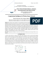 Computational Intelligence in Wireless Sensor Network