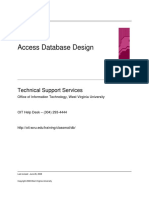 0144 Access Database Design Course Tutorial