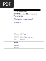 Abf BT070 Project MGMT Framework