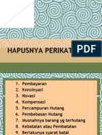 Hapusnya Perikatan