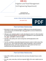 Hydrology, Irrigation and Flood Management L4/T1 (Civil Engineering Department)