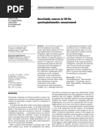 Uncertainty Sources in UV-Vis Spectrophotometric Measurement