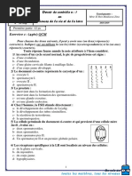 Devoir de Contrôle N°1 2018 2019 (Mme El Bsir Zina)