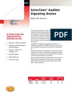 Selectone Audible Signaling Device: Model 300, Series A1