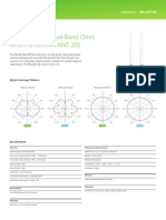 Meraki 4/7 Dbi Dual-Band Omni Antenna Set (Ma-Ant-20) : Datasheet