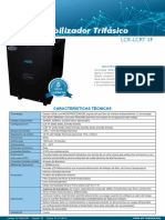 D-FEPE-ID-08 Estabilizador LCR3F de 10 A 80KVA - Ieda PowerSafe