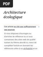 Architecture Écologique - Wikipédia