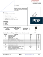 NCE20TD60B: 600V, 20A, Trench FS II Fast IGBT