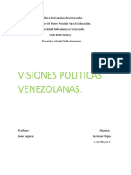 Trabajo de Visiones Politicas Venezolana.