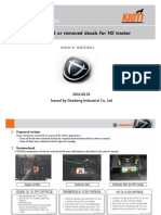 Service Bulletin: Relocated or Removed Decals For NX Tractor