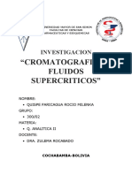 Cromatografia de Fluidos Super Criticos