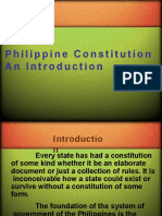 Philippine Constitution An Introduction