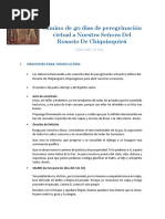 Camino de 40 Dias de La Mano de La Virgen