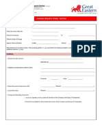 Change Request Form - Motor 2017