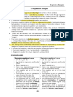 Regression Analysis MCQ