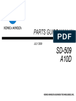 Parts Guide Manual: SD-509 A10D