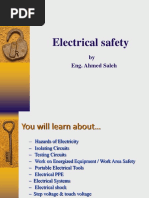 Electrical Safety: by Eng. Ahmed Saleh