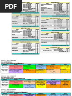 SHS Teaching Load & Class Schedule S.Y. 2020-2021