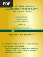 What Is Food Security